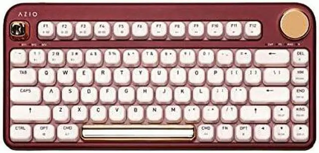 Alt view image 9 of 20 - AZIO IZO Wireless Bluetooth Mechanical Keyboard Baroque Rose