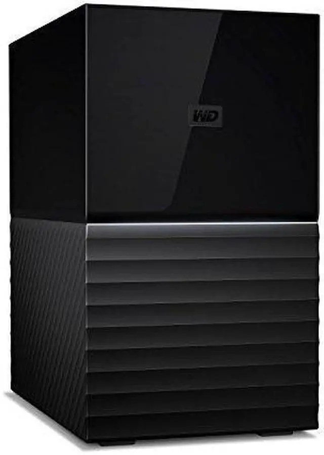 Alt view image 3 of 4 - WD My Book Duo Desktop RAID Storage 36 TB Installed HDD Capacity RAID Supported 0 1 JBOD 3 USB Port 2 USB 3.0 Port Desktop WDBFBE0360JBKNESN