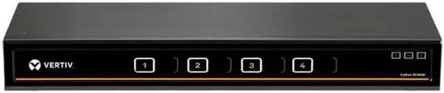 Alt view image 2 of 10 - Vertiv Cybex SC945DPH-400 Universal DP/H Secure KVM Switch 4 Port