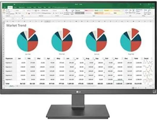 Alt view image 8 of 20 - LG 27BK67U-B 27" 16:9 4K UHD 3840 x 2160 IPS Monitor with sRGB 99% and AMD FreeSync HDMI, DisplayPort, USB-C, Height Adjustable