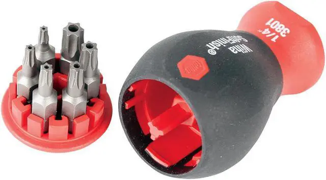 Alt view image 8 of 8 - WIHA 38047 Stubby Torx Bit Set,Pieces 6