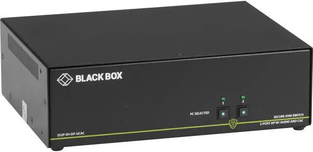 Alt view image 2 of 3 - KVM SWITCH, NIAP 3.0 - SINGLE-HEAD, DISPLAYPORT, AUDIO, 4K, USB, CAC, 2-PORT, TA