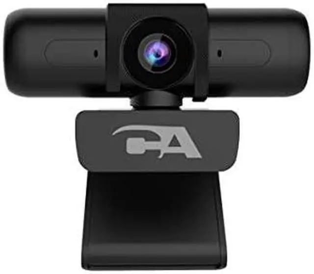 Alt view image 3 of 10 - CA Essential Webcam 1080p 5MP - Zoom Certified USB Webcam, 5MP Super HD Webcam up 2592x1944 at 30fps, Autofocus & Light Correction, Dual Omnidirectional Microphones (WC-3000)
