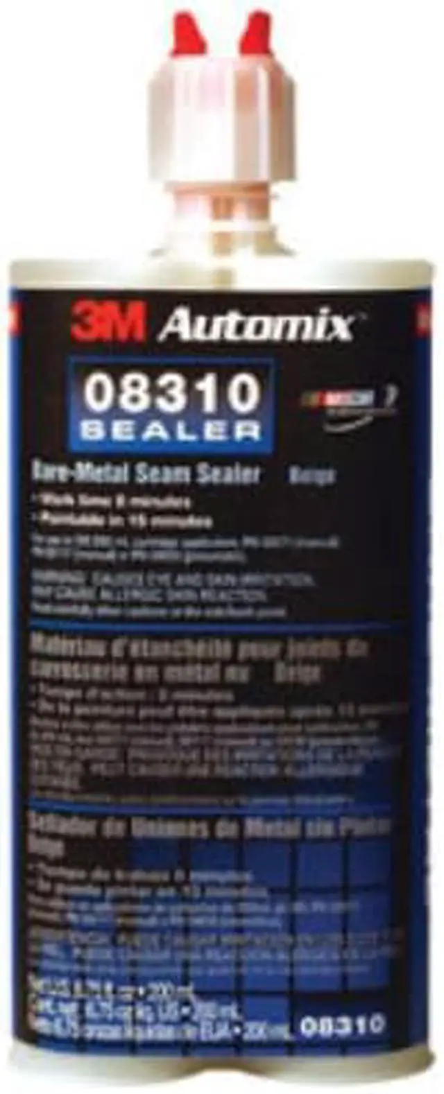 Alt view image 2 of 2 - 3M 08310 Beige Bare-Metal Seam Sealer - 200 ml