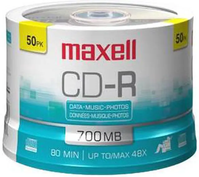 Alt view image 8 of 11 - Maxell MaxData CD-R Music 80min Recordable Discs (50 Disc Spindle)