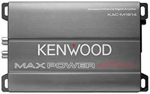 Alt view image 6 of 9 - Kenwood Compact 4-channel amplifier