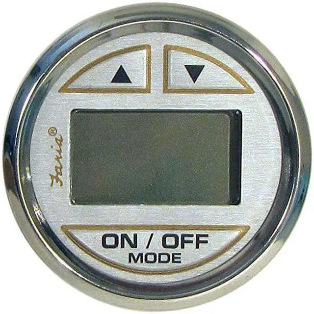 Alt view image 6 of 11 - FARIA KRONOS 2 DEPTH SOUNDER W/ TRANSOM MOUNT TRANSDUCER