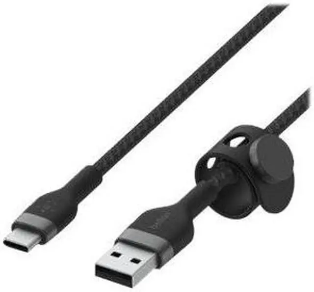 Alt view image 2 of 3 - Belkin CAB010BT1MBK BOOST CHARGE PRO Flex 3.28ft.USB-A to USB-C Cable - Black