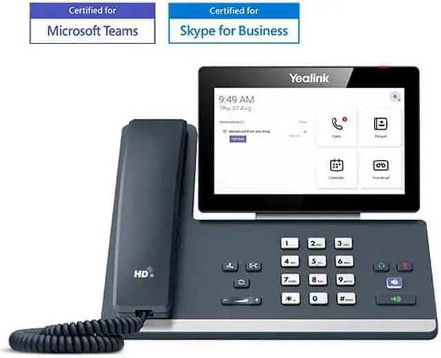 Alt view image 4 of 7 - Yealink YEA-MP58-WH-TEAMS IP Phone MS Teams w/ Wireless Handset