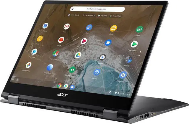 Alt view image 17 of 20 - Acer - Chromebook Spin 713 2-in-1 13.5" 2K VertiView 3:2 Touch - Intel i5-10210U - 8GB Memory - 128GB SSD – Steel Gray Laptop Tablet Notebook PC