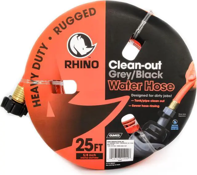 Alt view image 13 of 15 - Waste Water Hose Rhinoflex (Tm) Use To Flush Black Water Holding Tanks/ Gray Water Holding Tanks And Tote Tanks Compa