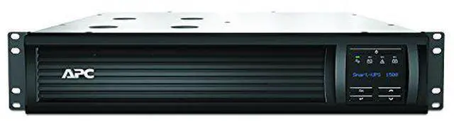 Main image of APC SMT1500RM2UCUS  Smart-UPS, Line Interactive, 1500VA, Rackmount 2U, 120V, 6x NEMA 5-15R outlets, SmartConnect Port+SmartSlot, AVR, LCD [TAA] - 2U Rack-mountable - AVR - 3 Hour Recharge -120 V Input