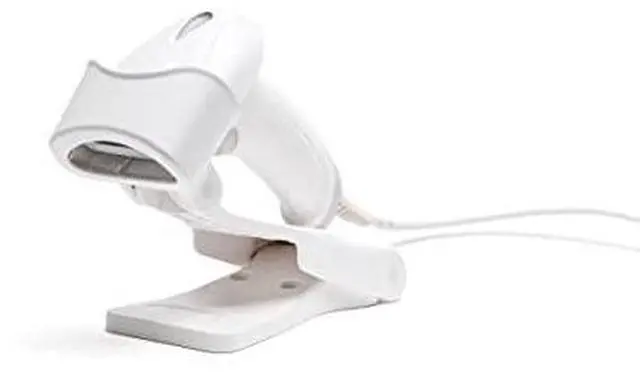 Alt view image 6 of 9 - Star Micronics Handheld Wired Barcode Scanner - Cable Connectivity - 1D, 2D - Imager - USB - White - Stand Included - IP52, IP42