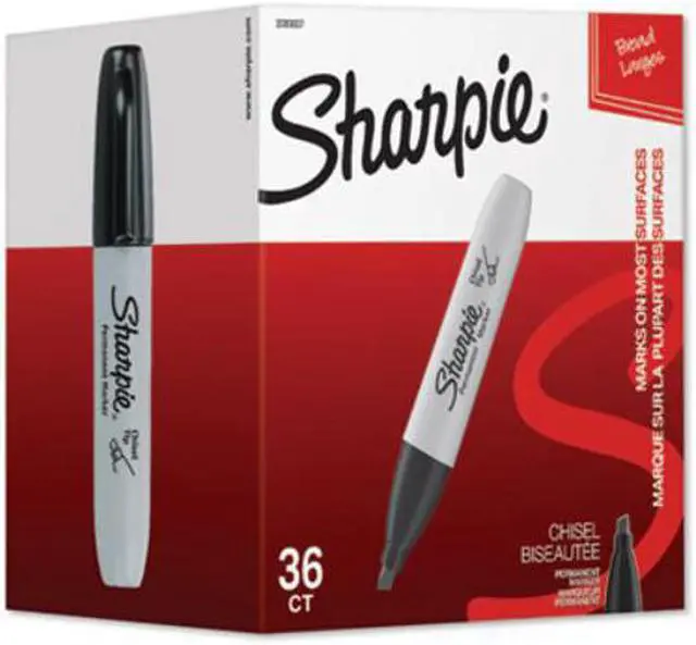 Alt view image 6 of 12 - Sharpie Tank Permanent Marker Broad Tip Black Ink 36/Box (2083007) 24390232