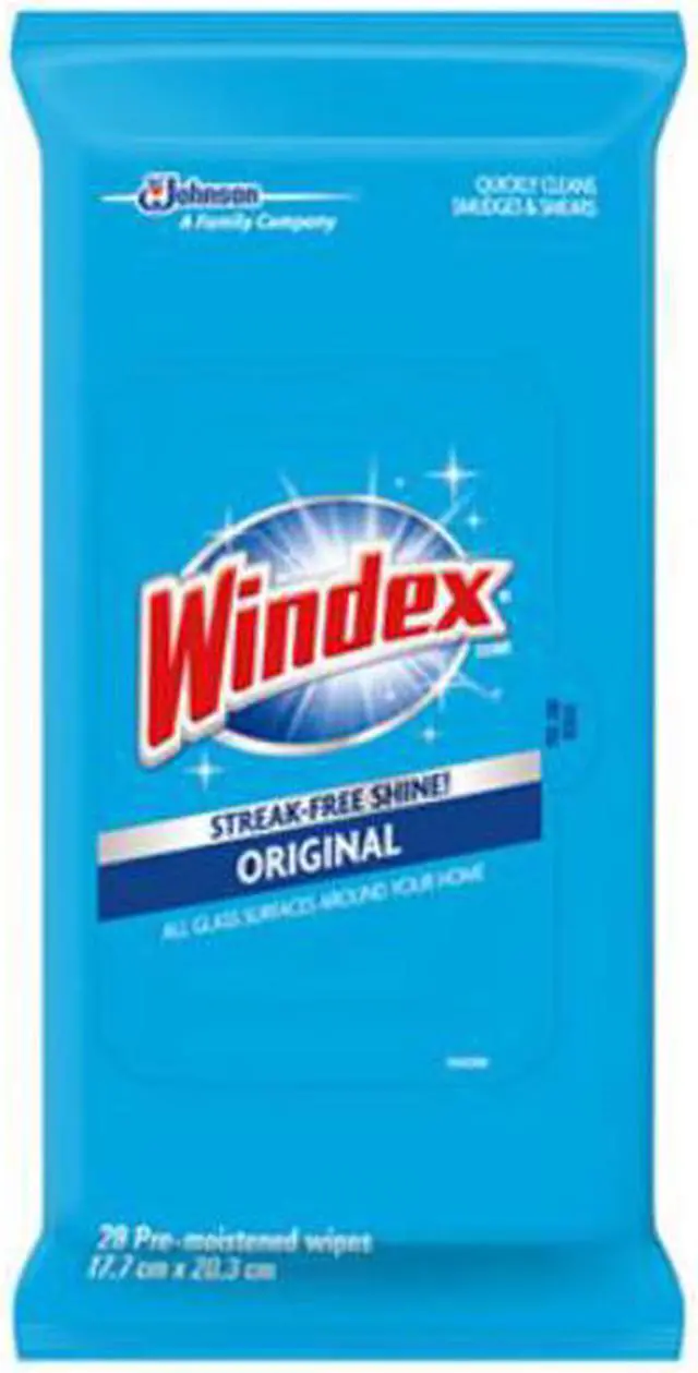 Alt view image 4 of 5 - Glass and Surface Wet Wipe, Cloth, 7 x 8, 38/Pack, 12 Packs/Carton 319251