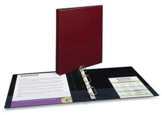 Alt view image 3 of 3 - Case It Mighty Zip Tab Binder 3 Rings 3" Capacity 11 x 8.5 Red D146RED