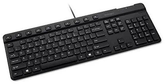 Alt view image 5 of 12 - Kensington Simple Solutions Wired Keyboard with Smart Card Reader K55115US