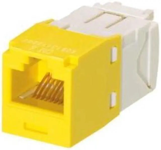 Alt view image 2 of 2 - Panduit CJ688TGYL Mini-Com Cat.6 UTP Jack Module