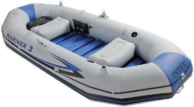 Alt view image 9 of 16 - Intex Mariner 3-Person Inflatable Boat Set