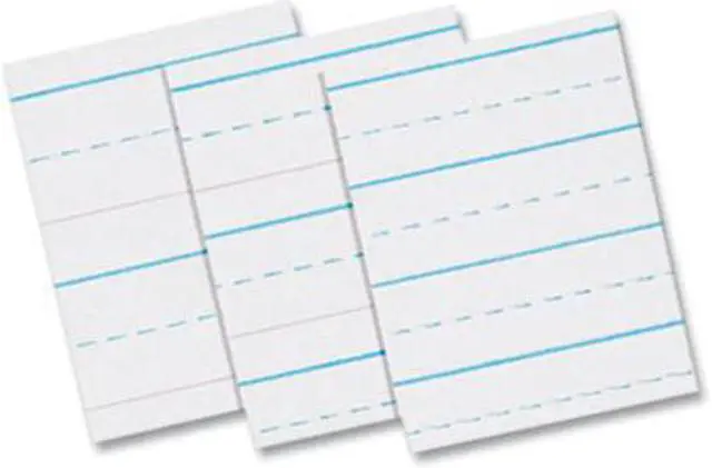 Alt view image 4 of 6 - Pacon Picture Story Paper, 5/8" Long Rule, 1-Sided, 8.5 x 11, 500/PK (PAC826002)