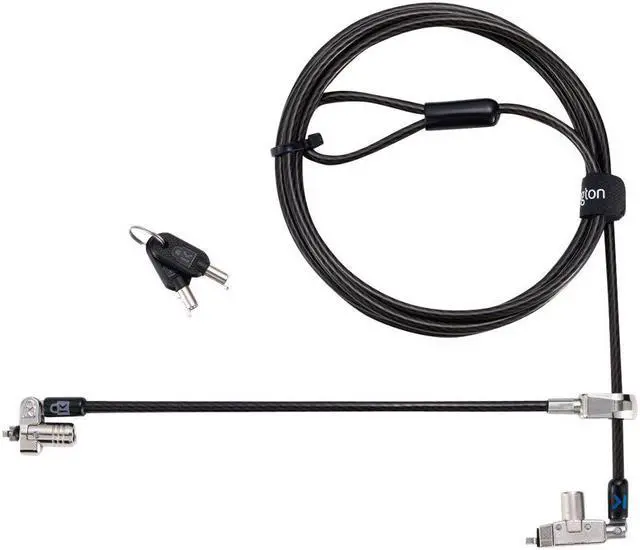 Alt view image 3 of 8 - Kensington Slim N17 2.0 Keyed Dual Head Laptop Lock K60508WW