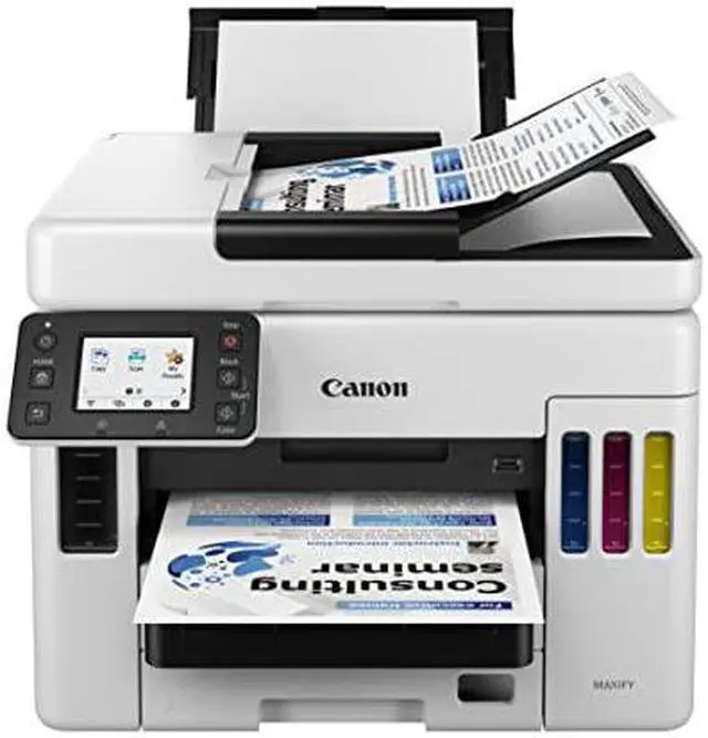 Alt view image 2 of 20 - Canon MAXIFY GX7021 Wireless MegaTank All-In-One Color Inkjet  Printer