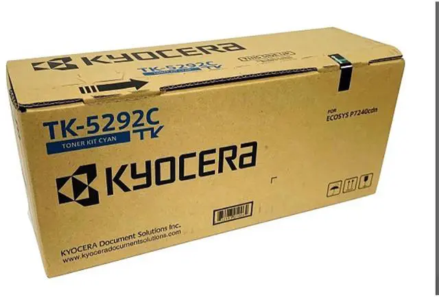 Alt view image 3 of 6 - Kyocera KYOTK5292C Standard Cyan Toner Cartridge for P7240CDN