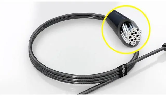 Alt view image 14 of 14 - Kensington Serialized Combination Cable Lock for Dell Devices with Wedge Slots K68010WW