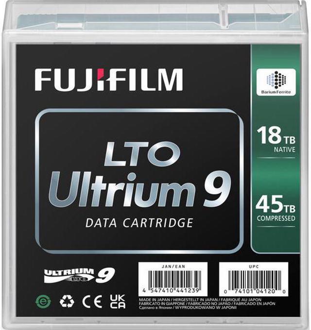 Alt view image 5 of 5 - Fujifilm LTO Ultrium9 18TB Native 45TB Compressed Tape Cartridge w/Case 16659047