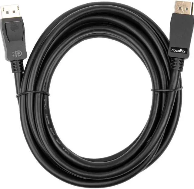 Alt view image 2 of 6 - Rocstor Premium DisplayPort 1.4 Cable 8K/60Hz