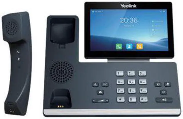 Alt view image 3 of 5 - yealink t58w-with camera 16 lines. 7-inch color touch screen display. dual usb ports, dual-port gigabit ethernet, poe, power adapter not included (sip-t58w)?