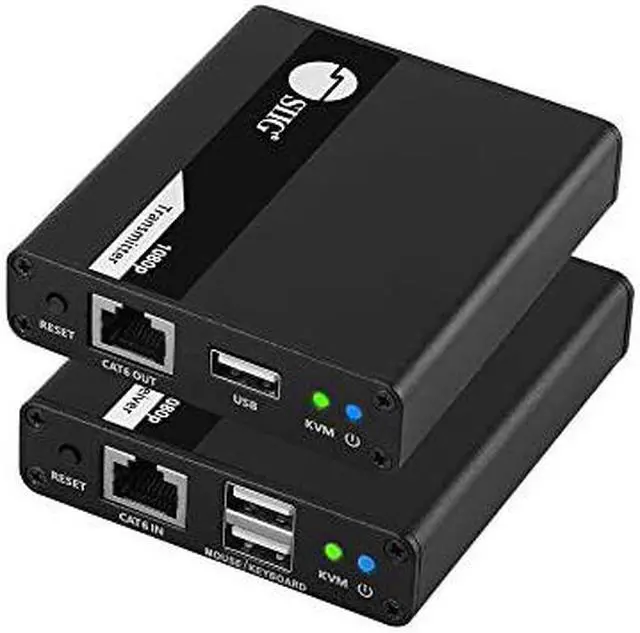 Alt view image 8 of 17 - SIIG 1080p HDMI USB KVM Over Cat6 Extender - 70m - Supports PCM 2/5.1/7.1, Dolby & DTS 5.1