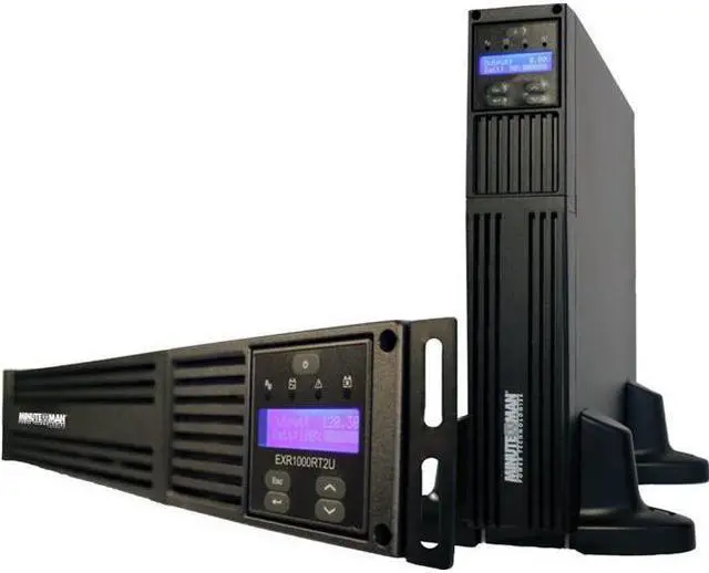 Alt view image 7 of 7 - Minuteman Line Interactive Sine Wave Rack/Wall/Tower UPSs with LCD Display for Network Data Centers, Remote IDF/MDF Network Closets, Security Systems, and Education Networks