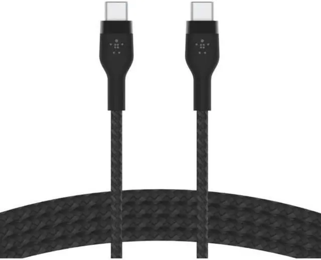 Alt view image 3 of 5 - Belkin CAB011BT2MBK BOOST CHARGE PRO Flex 6.56ft.USB-C to USB-C Cable - Black