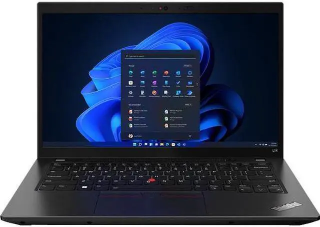 Alt view image 9 of 20 - Lenovo ThinkPad L14 Gen 3 21C50015US 14" Notebook - Full HD - 1920 x 1080 - AMD Ryzen 5 PRO 5675U Hexa-core (6 Core) 2.30 GHz - 8 GB Total RAM - 256 GB SSD - Thunder Black - AMD Chip - Windows 11