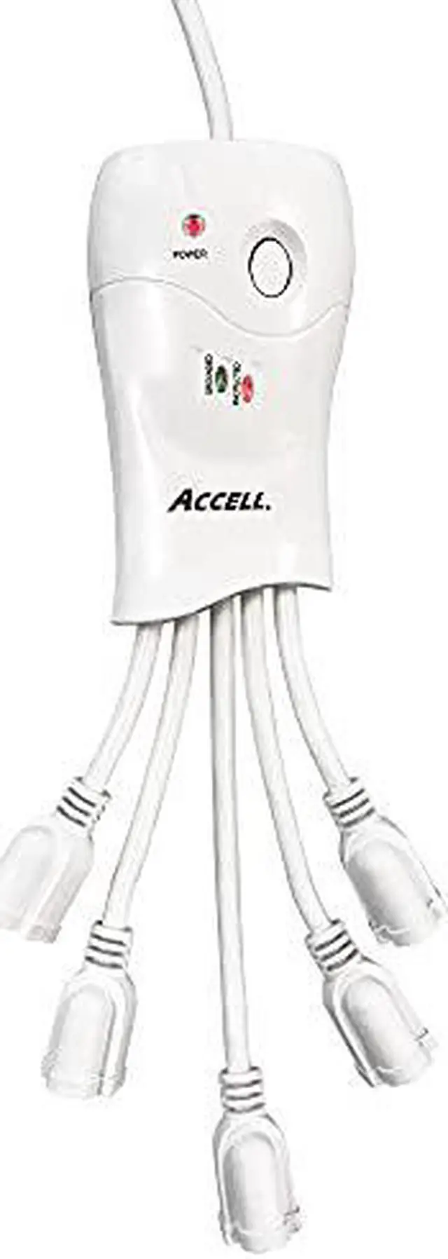 Alt view image 3 of 3 - Accell Power Flexible Surge Protector and Power Conditioner - 600 Joules