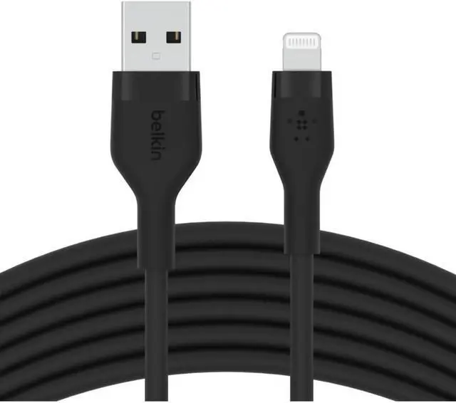 Alt view image 3 of 3 - BELKIN CAA008BT3MBK Black Lightning Cables - 9.84 ft.