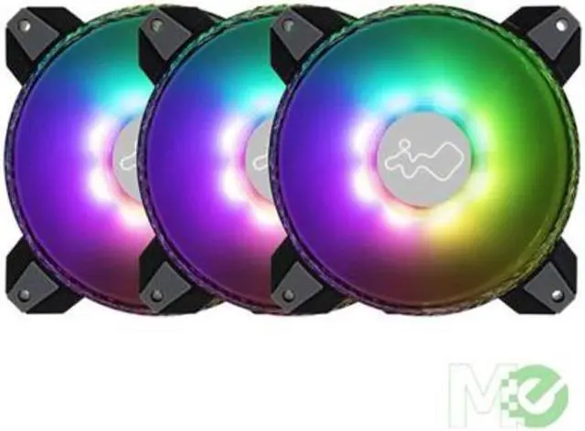 Alt view image 8 of 9 - InWin Saturn 120MM Addressable RGB Triple Fan Kit