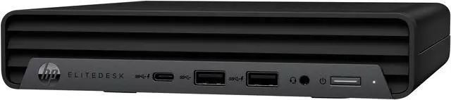 Alt view image 3 of 17 - HP EliteDesk 800 G6 Mini PC 8GB 256GB SSD Core i7-10700T 2.0GHz WIN11P, Black