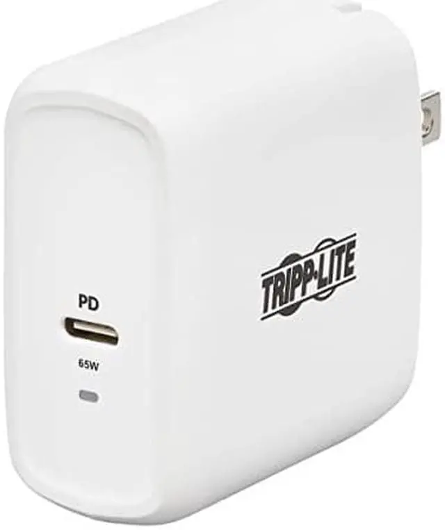 Alt view image 8 of 11 - Tripp Lite Compact USB-C Wall Charger - GaN Technology, 65W PD Charging, White