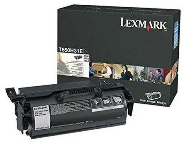 Alt view image 2 of 3 - Lexmark (T650H31G) Black Toner Cartridge