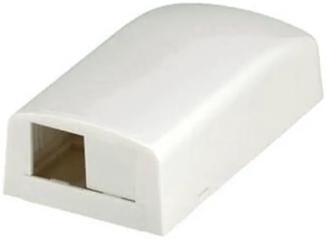 Alt view image 4 of 9 - PANDUIT CBX2WH-AY Surface Mount Box,Mini Com,2Port,White