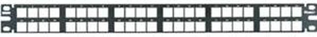 Alt view image 2 of 3 - Panduit NKPP48HD High Density Flush 48-Port Modular Patch Panel