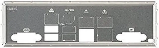 Alt view image 5 of 10 - SUPERMICRO MCP-260-00042-0N STD I/O shield for X9 socket R server MB with Gasket