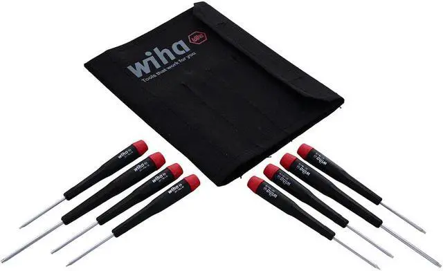 Alt view image 3 of 3 - Wiha 26799 8 Piece Precision Torx Screwdriver Pouch Set
