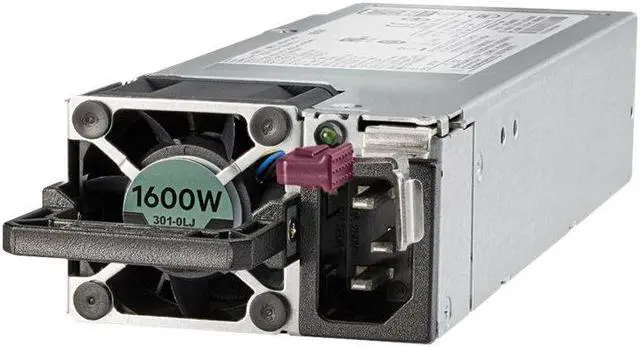 Alt view image 2 of 5 - HPE 1600W Flex Slot Platinum Hot Plug Low Halogen Power Supply Kit P38997B21