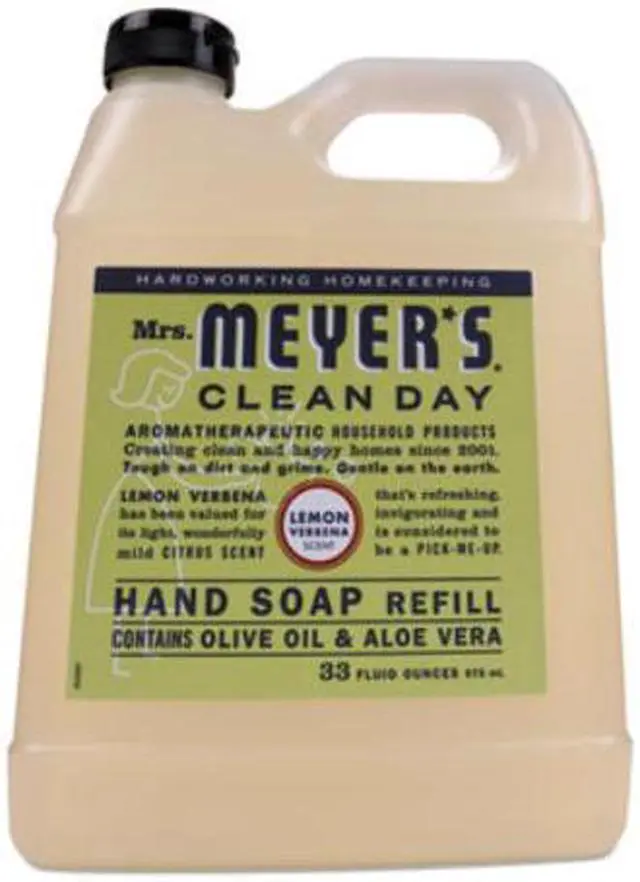 Alt view image 15 of 20 - Mrs. Meyer's Liquid Hand Soap Refill - Lemon Verbena - 33 lf oz Liquid Hand Soap