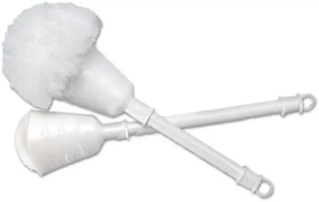 Alt view image 4 of 11 - Cone Bowl Mop, 10" Handle, 2" dia. Head, Plastic, White, 25/Carton BWK00170