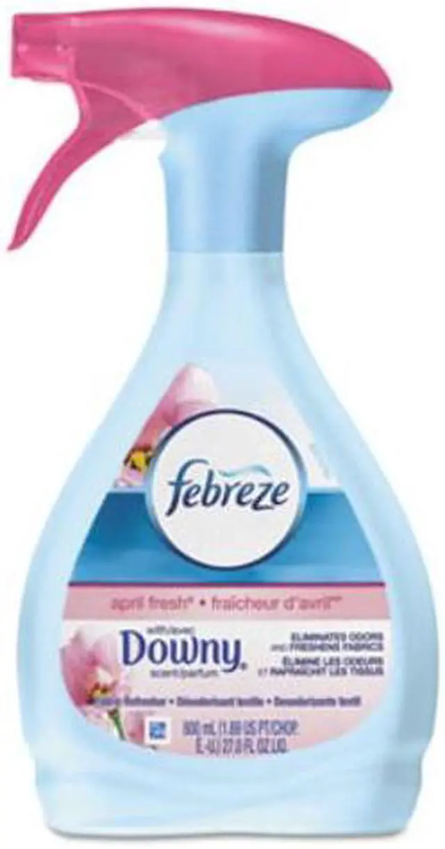 Alt view image 18 of 20 - Febreze FABRIC Refresher/Odor Eliminator Downy April Fresh 27 oz Spray Bottle