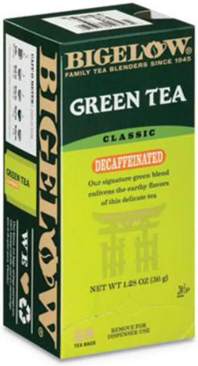 Alt view image 4 of 4 - Decaffeinated Green Tea, Green Decaf, 0.34 lbs, 28/Box 10347